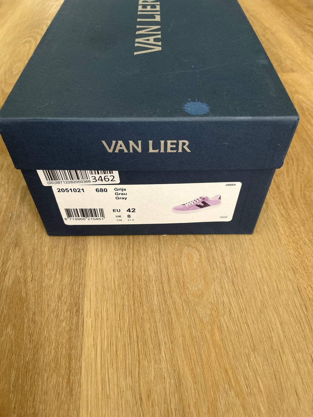 Van Lier sneakers - Grijs - Maat 42, Ophalen, Overige kleuren, Nieuw, Sneakers of Gympen