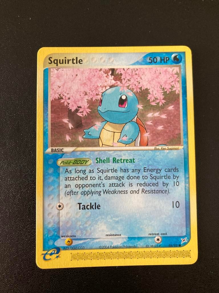 Pokemon kaart Squirtle, Ophalen of Verzenden, Zo goed als nieuw