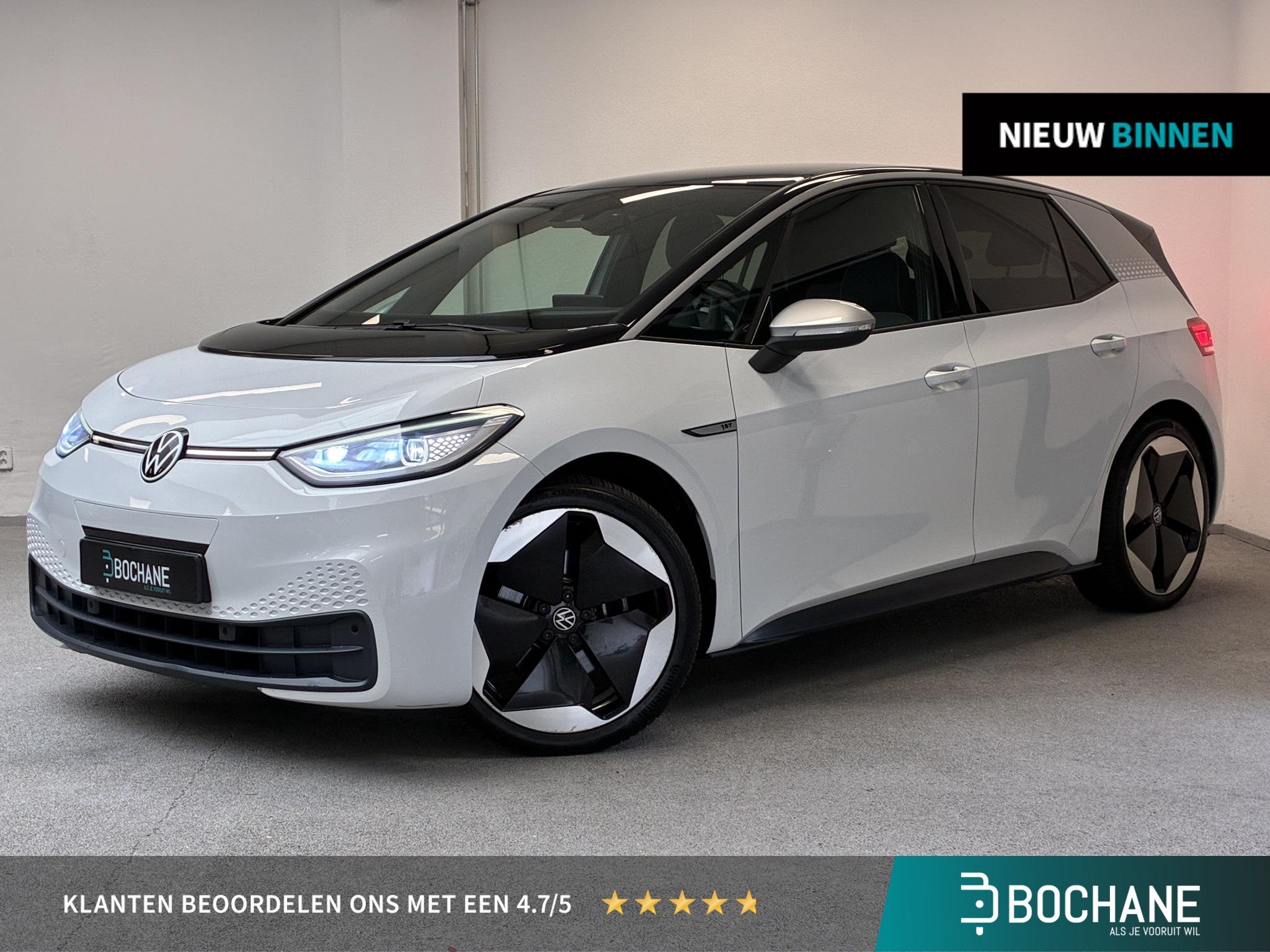 Volkswagen ID.3 First Plus 58 kWh | PANO | CAMERA | 93% SOH, Auto's, Gebruikt, 375 min, ID.3, Wit