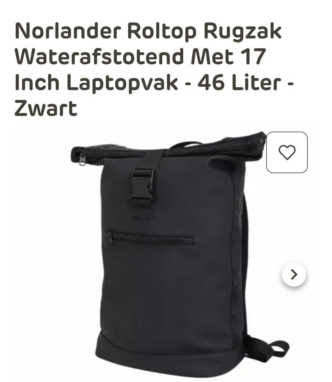 Norlander rugzak waterafstotend, Ophalen of Verzenden, Overige merken