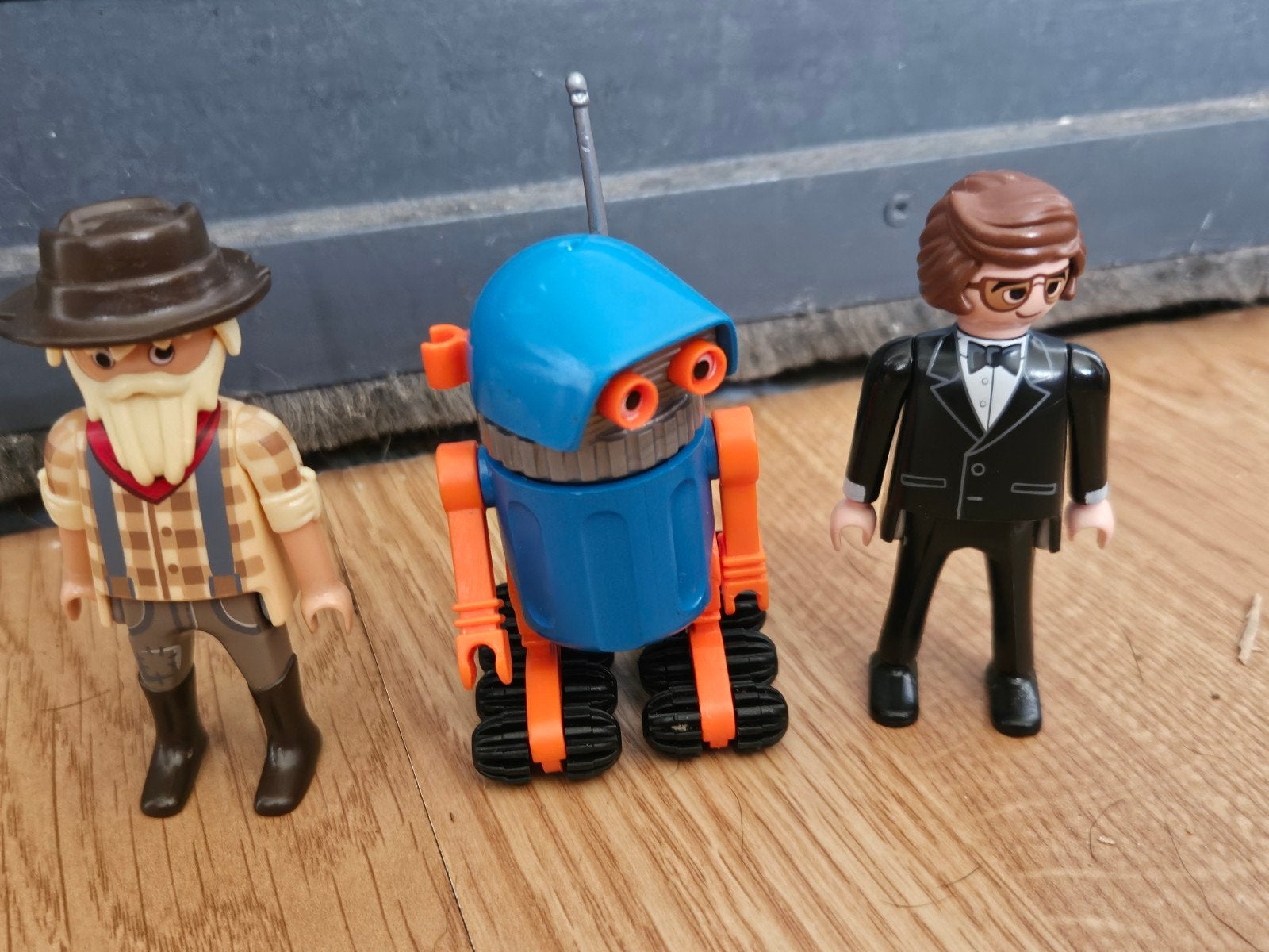 playmobil the movie poppetjes Rex Dasher, Marla en robot, Kinderen en Baby's, Speelgoed | Playmobil, Gebruikt, Losse onderdelen