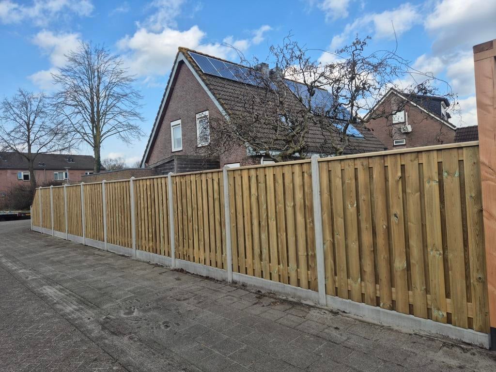 55 Grenen Schermen - 21 Planks - Geïmpregneerd, 1 tot 2 meter, Minder dan 3 meter, Nieuw, Ophalen of Verzenden