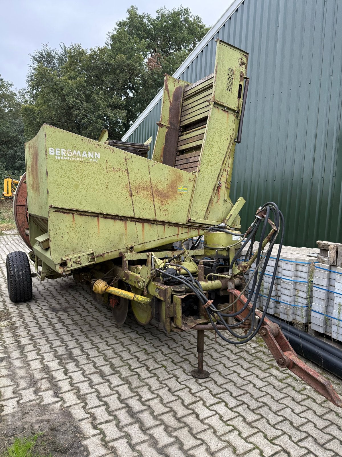 Bergmann aardappelrooier k80 uit 1976, Ophalen of Verzenden, Akkerbouw, Aardappeltechniek
