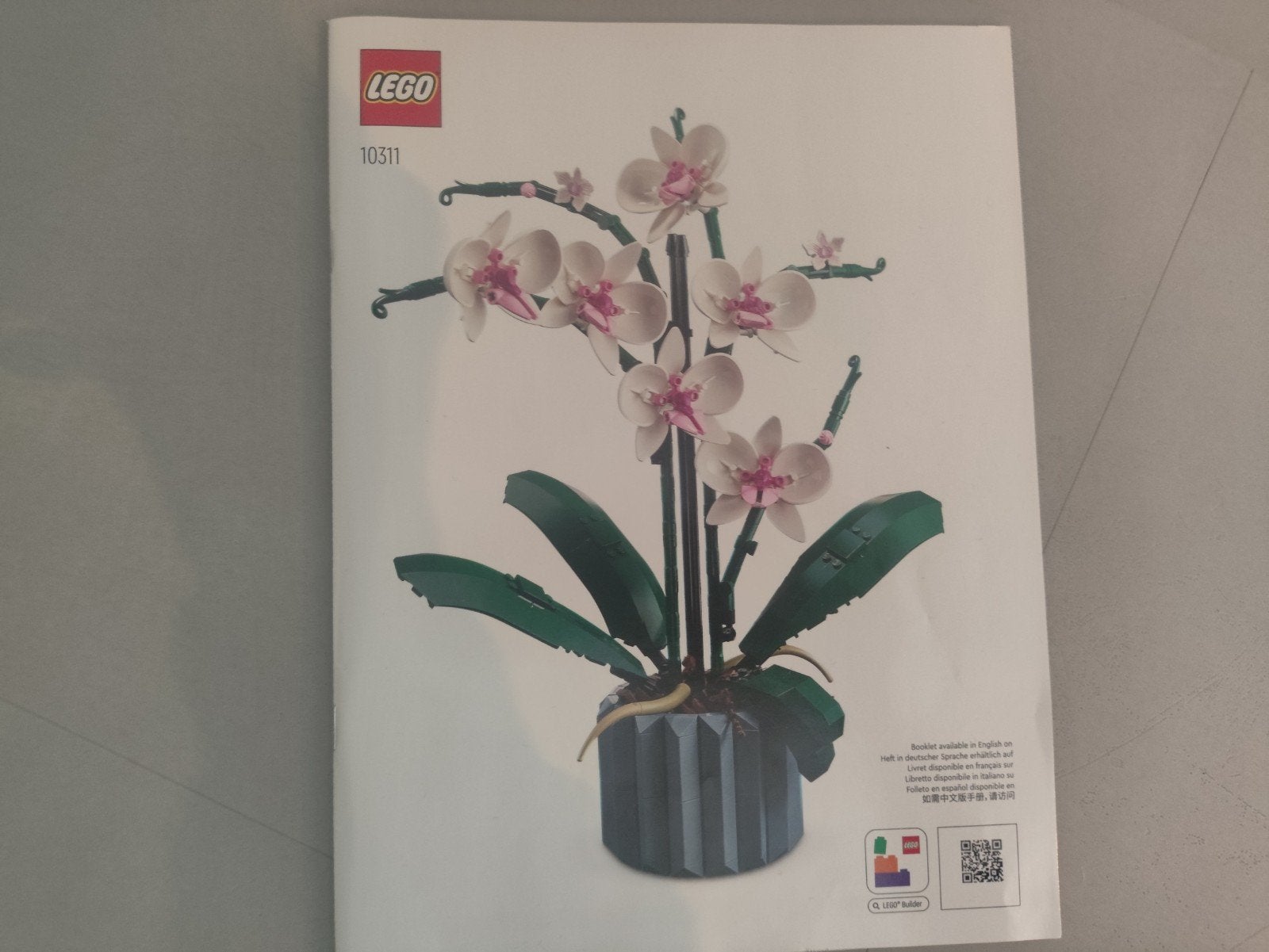 Lego Orchidee 10311 - Botanische Collectie, Ophalen of Verzenden, Zo goed als nieuw, Overige merken