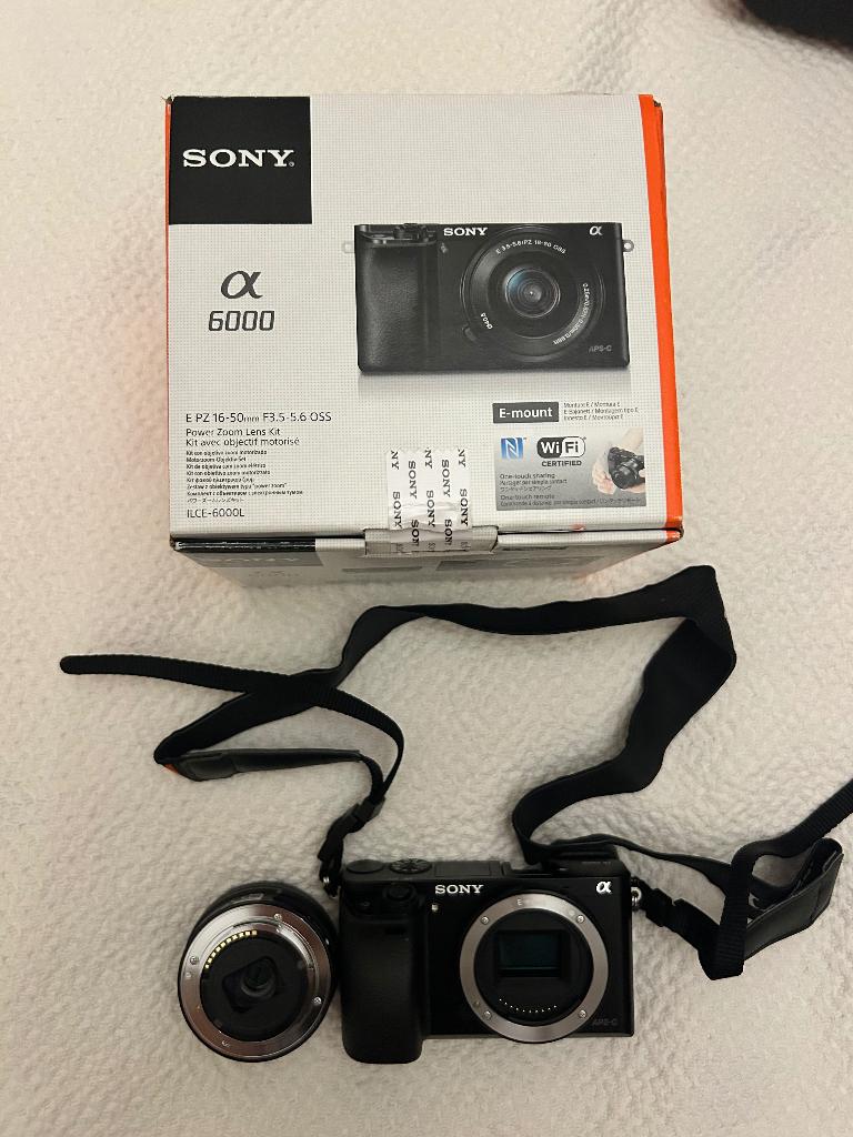 Sony camera a6000, Audio, Tv en Foto, Fotocamera's Digitaal, Compact, Nieuw, Ophalen of Verzenden, Sony