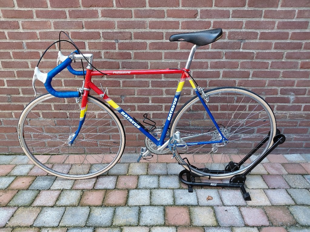 Batavus Professioneel Retro Maat 54, Fietsen en Brommers, Ophalen, Jaren '60 of nieuwer, Velgrem, Batavus