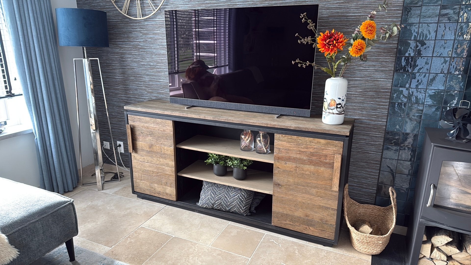 Rivièra maison dressoir Saratoga Hills, Ophalen, 150 tot 200 cm, Zo goed als nieuw, Minder dan 100 cm