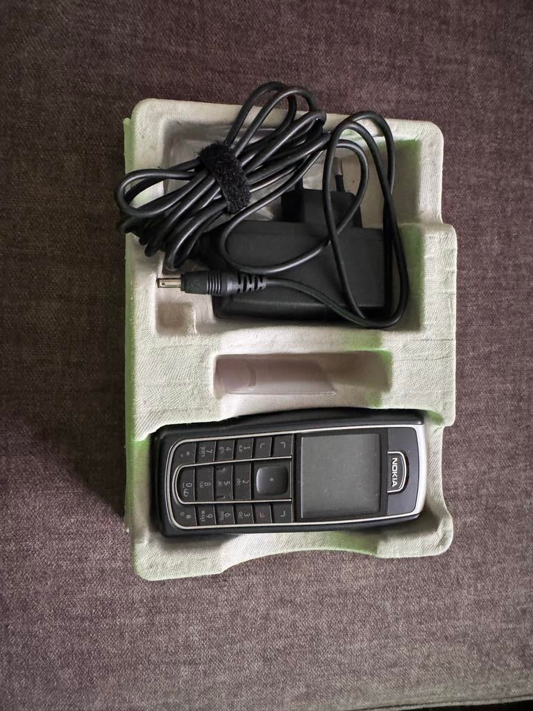 Nokia 6230 met 32Mb MMC kaart, Telecommunicatie, Gebruikt, Zwart, Fysiek toetsenbord, Ophalen of Verzenden
