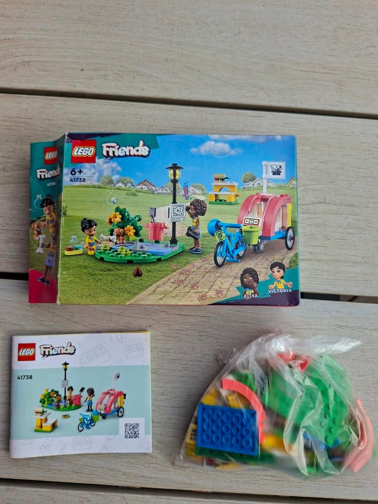 LEGO Friends 41738 Hondenreddingsfiets, Gebruikt, Lego, Friends, Ophalen of Verzenden