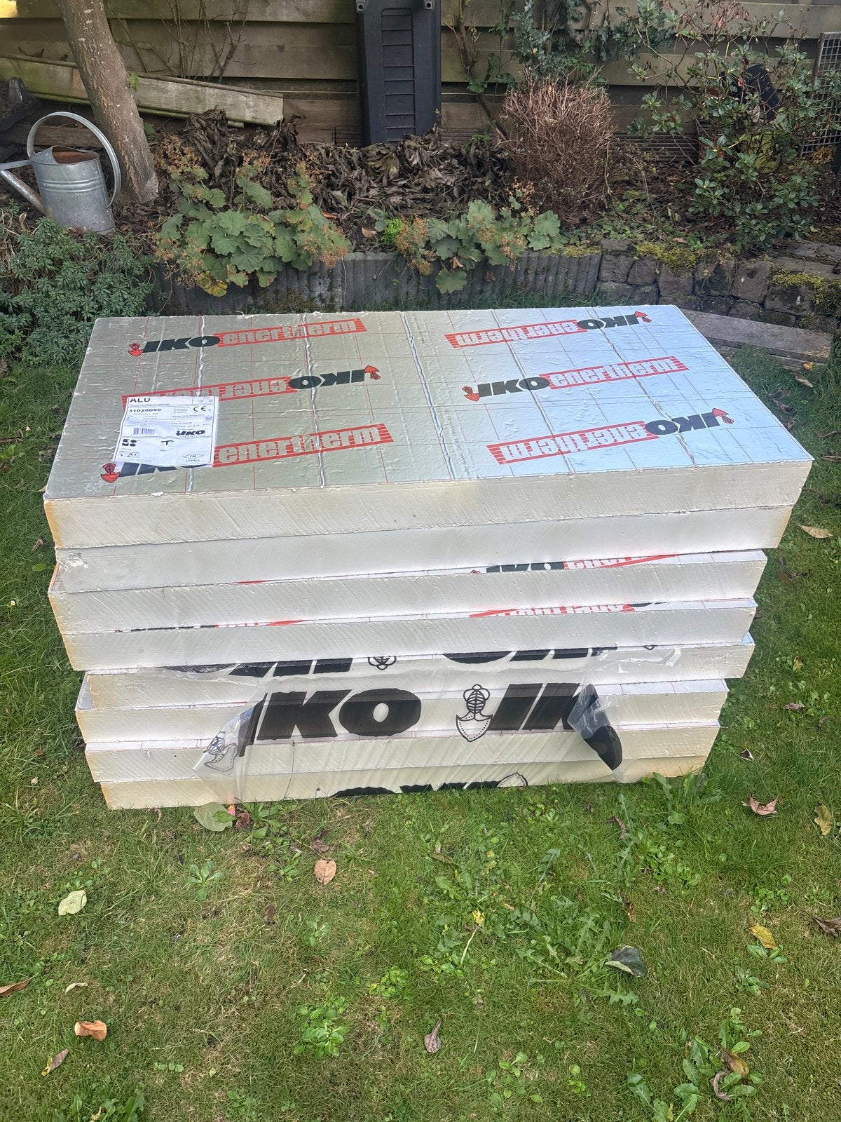 8 x PIR isolatieplaten 1200x600x90mm, Nieuw, Ophalen of Verzenden, Hardschuim (Pir), Minder dan 5 m²