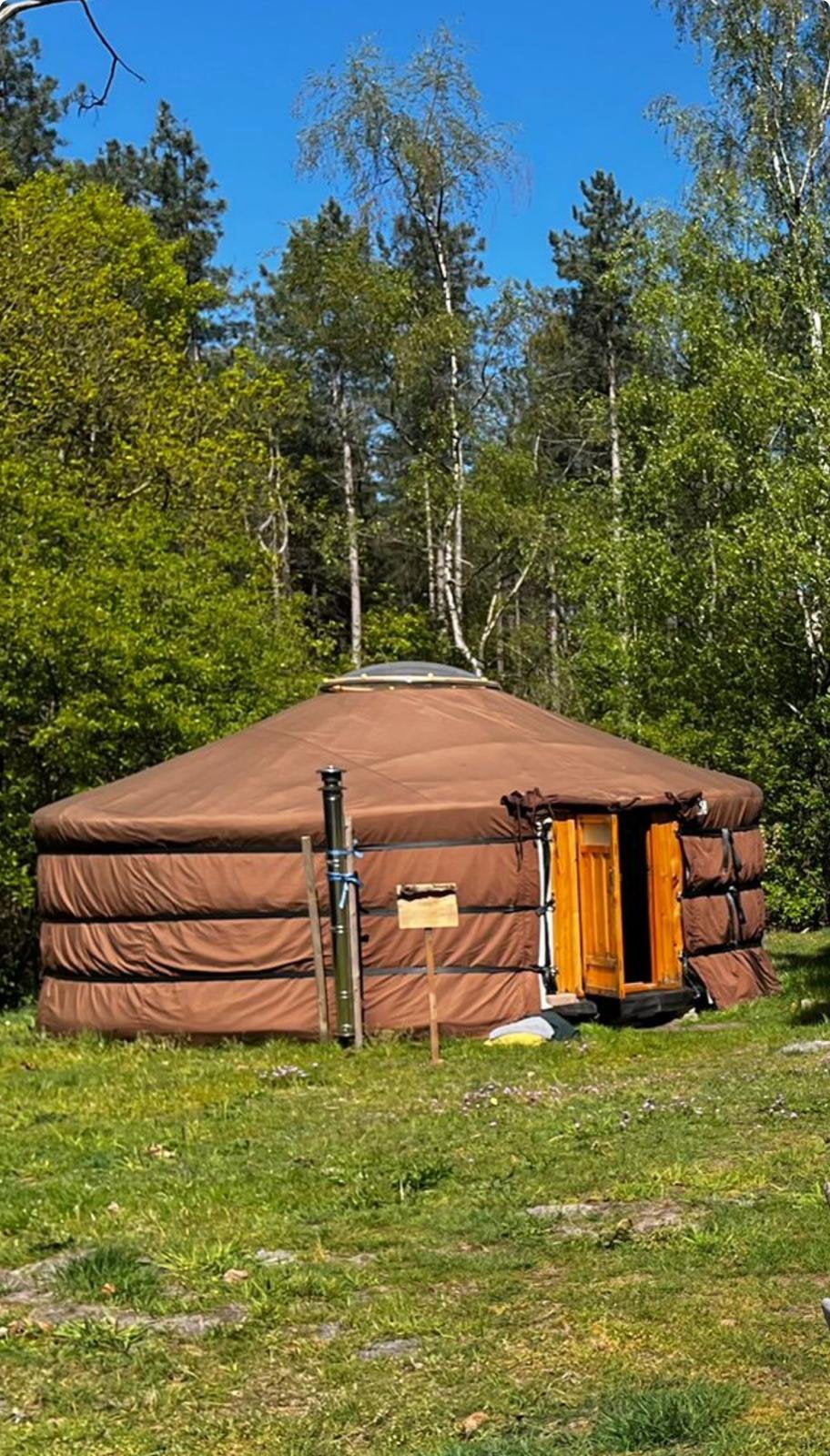 Yurt 5,7m alle doeken <1,5jr oud More for Yurts, Ophalen, Zo goed als nieuw, Tot en met 4
