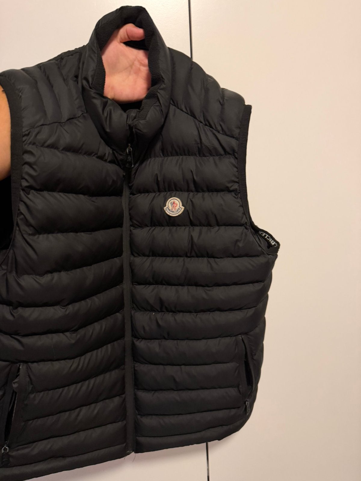 Moncler bodywarmer, Verzenden, Zo goed als nieuw, Maat 56/58 (XL), Zwart