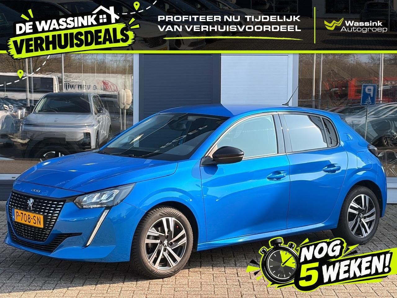 Peugeot 208 1.2 Allure Pack 75pk Apple Carplay&Android Auto, Voorwielaandrijving, Stof, 1199 cc, Origineel Nederlands