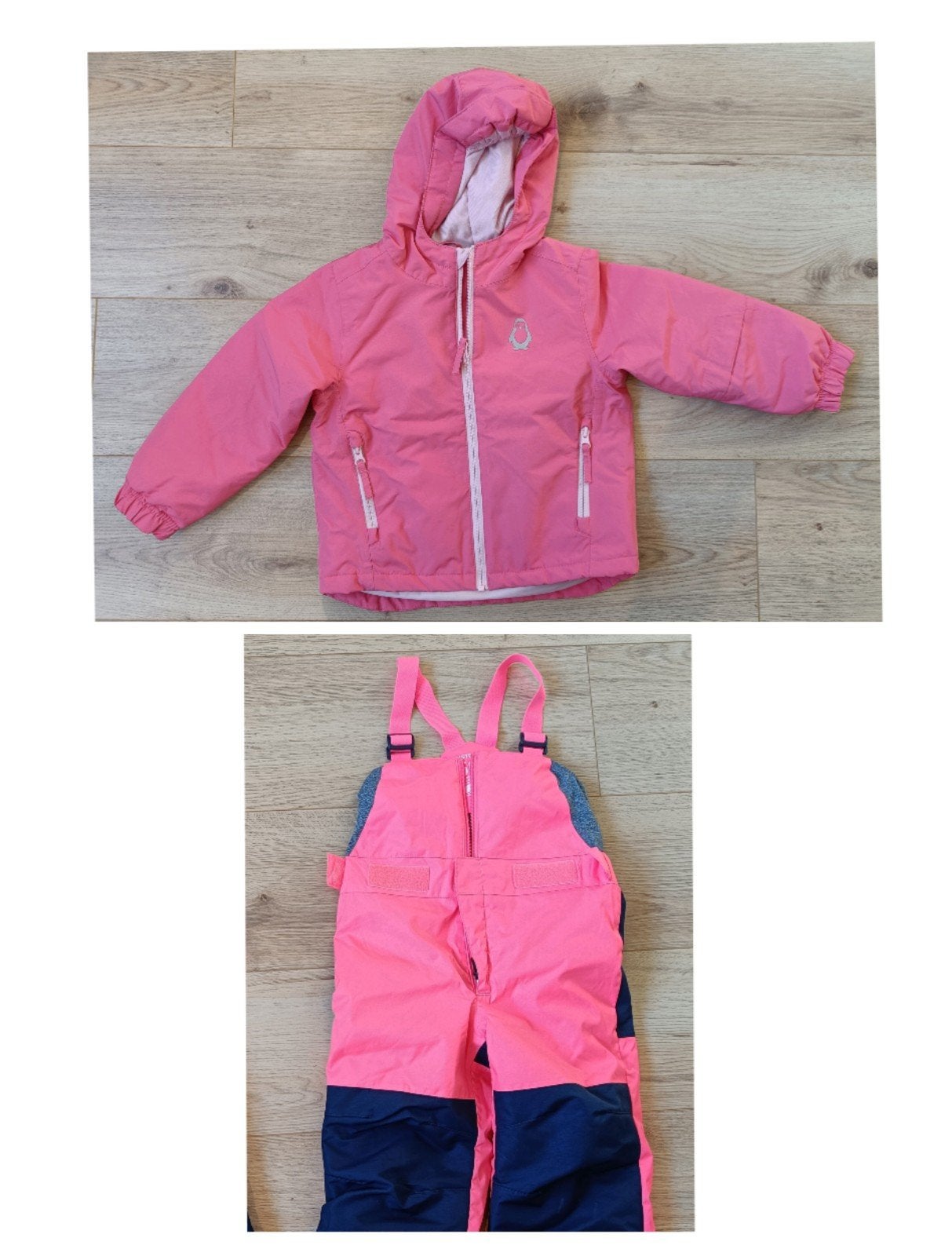 set skikleding meisje 3-4jaar, broek+jas (98-104), Ophalen of Verzenden, Gebruikt, Maat 98