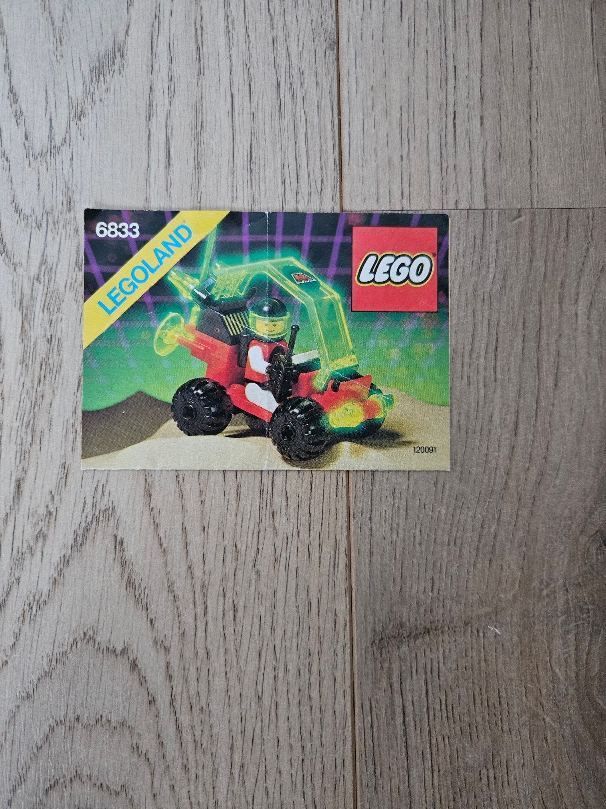 lego 6833 instructie boekje, Gebruikt, Lego, Ophalen of Verzenden, Space