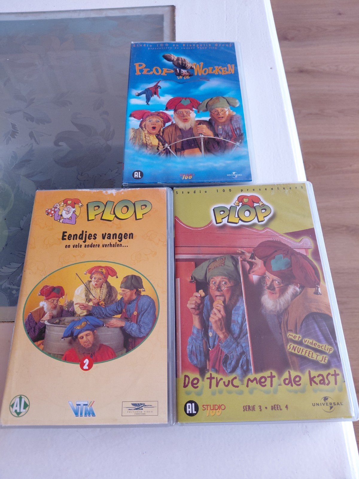 3 Kabouter Plop videobanden. Studio 100., Gebruikt, Alle leeftijden, Ophalen of Verzenden, Kinderprogramma of -film