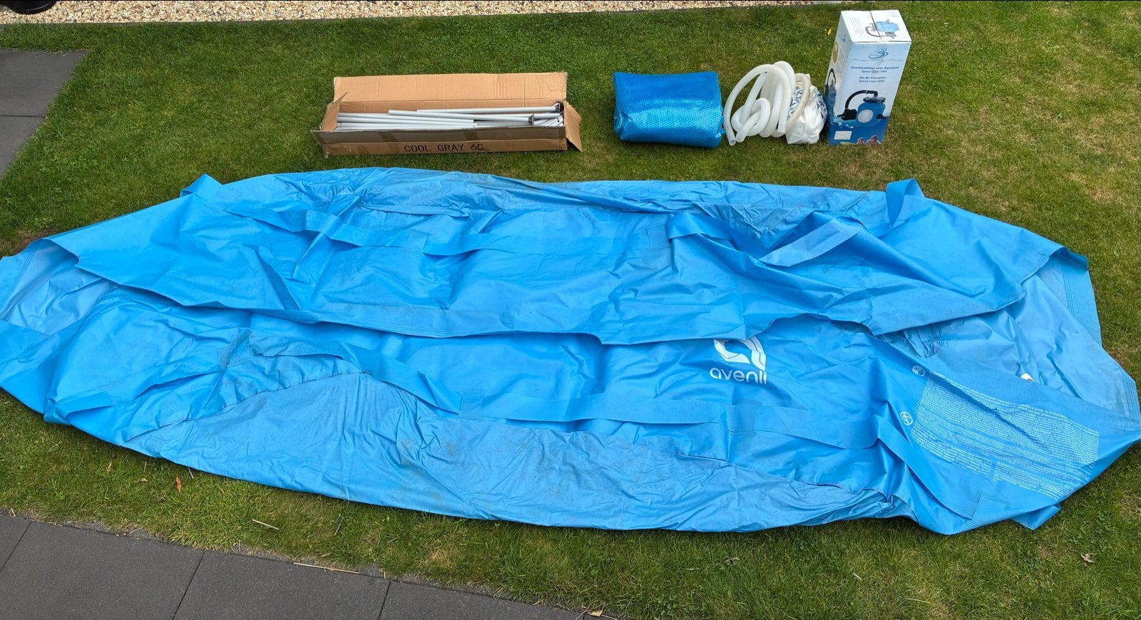 Zwembad, Tuin en Terras, Zwembaden, Ophalen, Minder dan 80 cm, Rond, 300 cm of meer