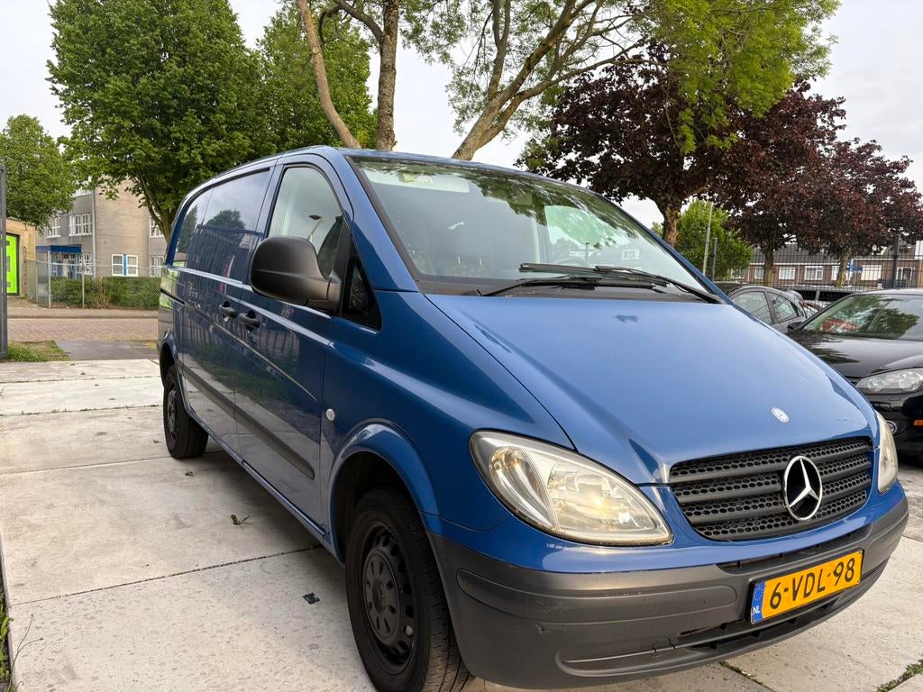 Mercedes-Benz Vito 2.1 CDI 111 2009 3pers Airco, Auto's, Achterwielaandrijving, 4 cilinders, Bedrijf, 115 pk