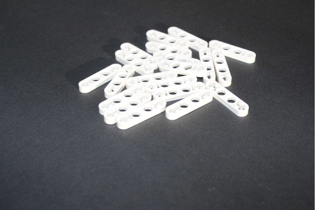 LEGO liftarm 1x4 dun met asgat wit 32449 (20x), 1 Aastvej, Billund, South Denmark 7190, Info@lego.com, Lego, Ophalen of Verzenden