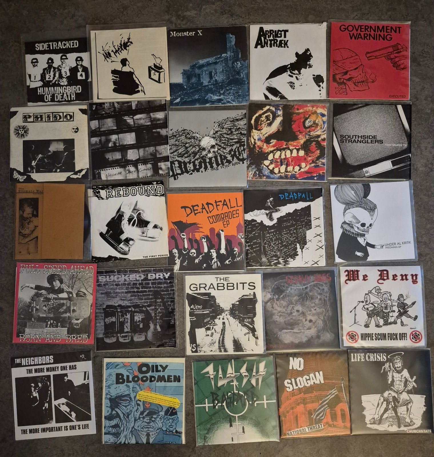 50 near mint punk, hardcore ep's, Overige genres, 7 inch, Ophalen of Verzenden, Zo goed als nieuw