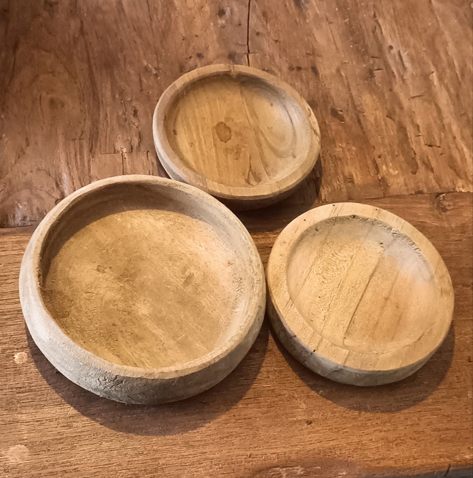 Leuk set houten schaaltjes, Ophalen