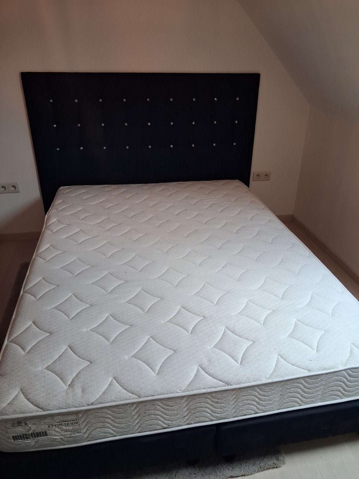 Bed 1m40 + matras, Ophalen, Gebruikt, Tweepersoons, 140 cm