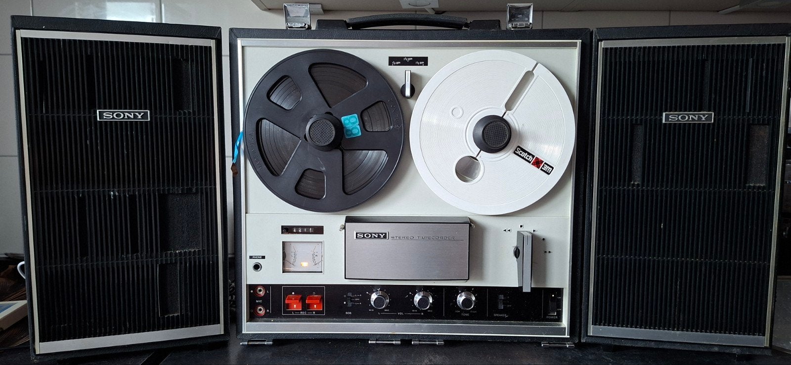 Sony TC-252 Bandrecorder - 100% Werkend, Ophalen of Verzenden, Bandrecorder, Met banden