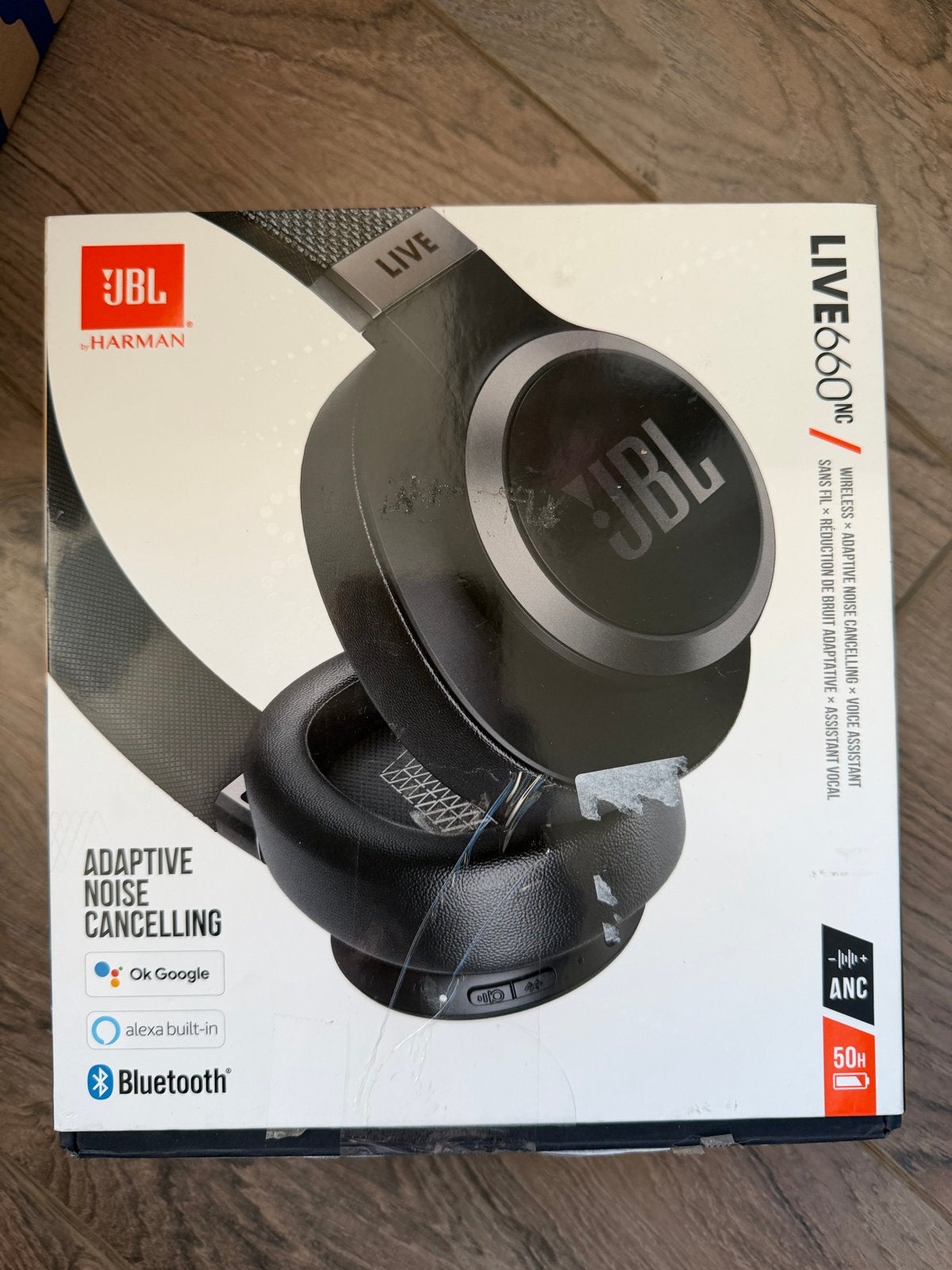 Nieuwe JBL Live 660NC Draadloze Koptelefoon - Zwart, JBL, Bluetooth, Nieuw, Ophalen of Verzenden