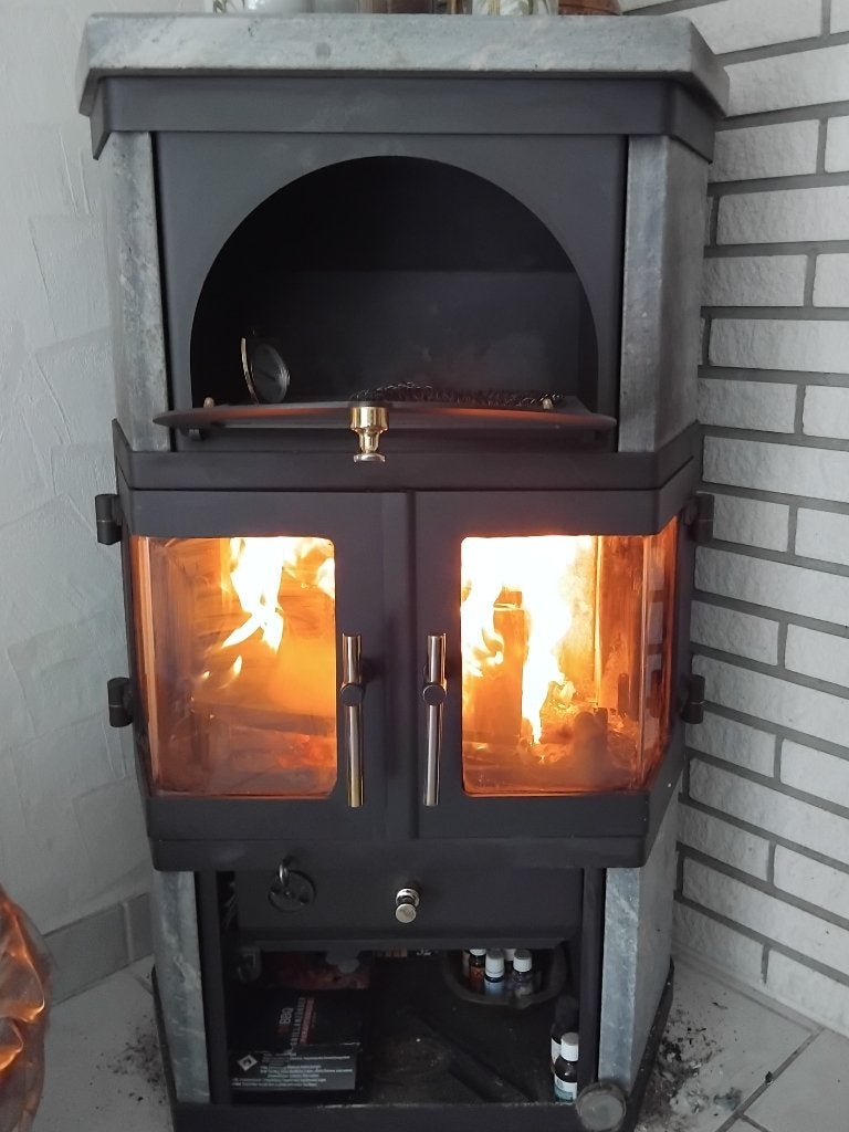 Kamin, Huis en Inrichting, Ophalen, Gebruikt, Hout, Houtkachel