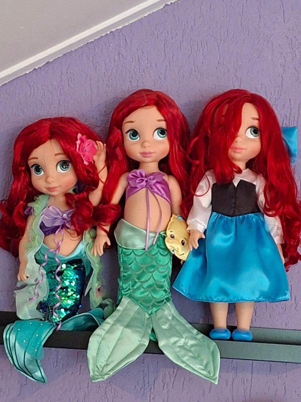 Disney Animator Ariel De Kleine Zeemeermin poppen, Ophalen of Verzenden, Pocahontas of Kl. Zeemeermin, Zo goed als nieuw, Overige typen