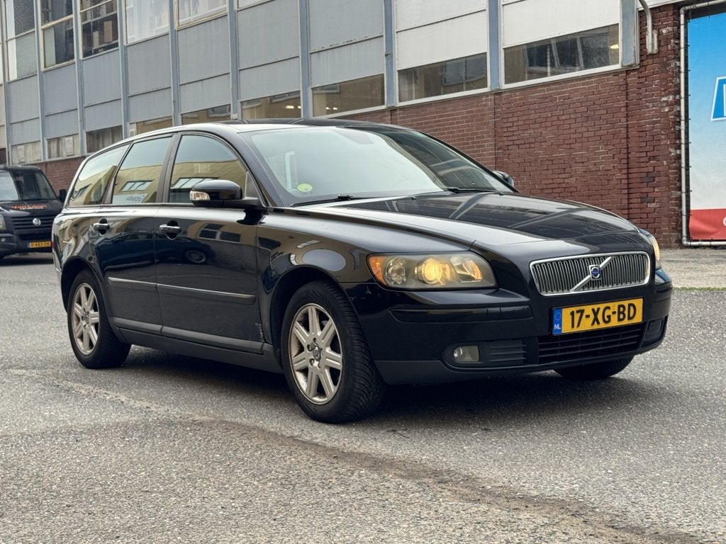 Volvo V50 1.8 Ed. II/VASTE PRIJS/APK 7/7/2027/Rijdt goed/Air, Auto's, Volvo, 125 pk, 4 cilinders, Zwart, 1798 cc