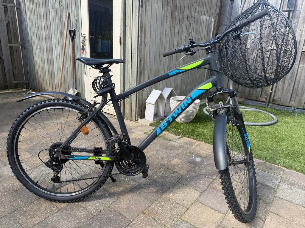 B'Twin Rockrider ST100 Mountainbike, Fietsen en Brommers, Fietsen | Mountainbikes en ATB, Hardtail, Zo goed als nieuw, 53 tot 57 cm