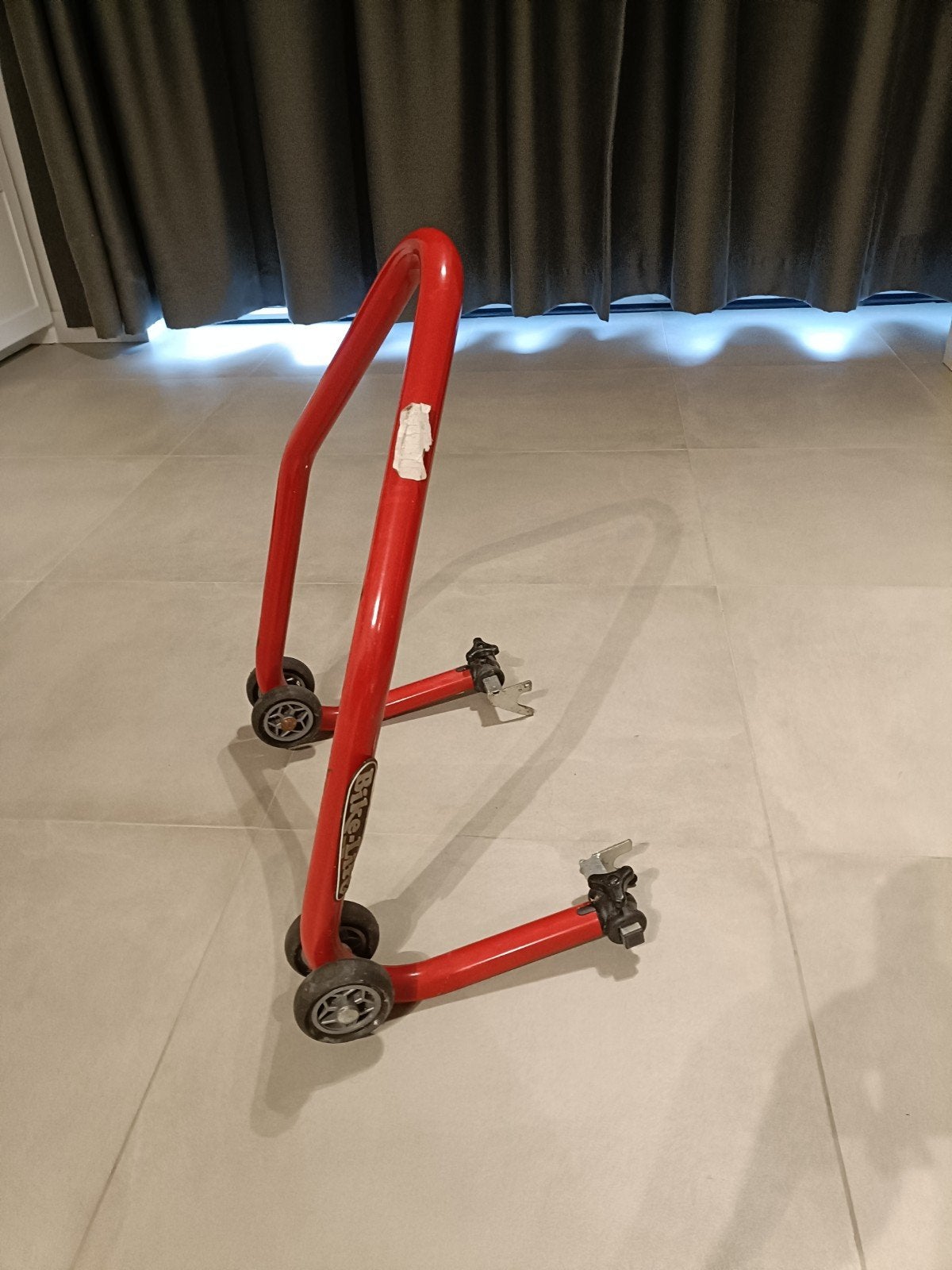Bike-Lift paddockstand achter - Rood, Ophalen, Gebruikt