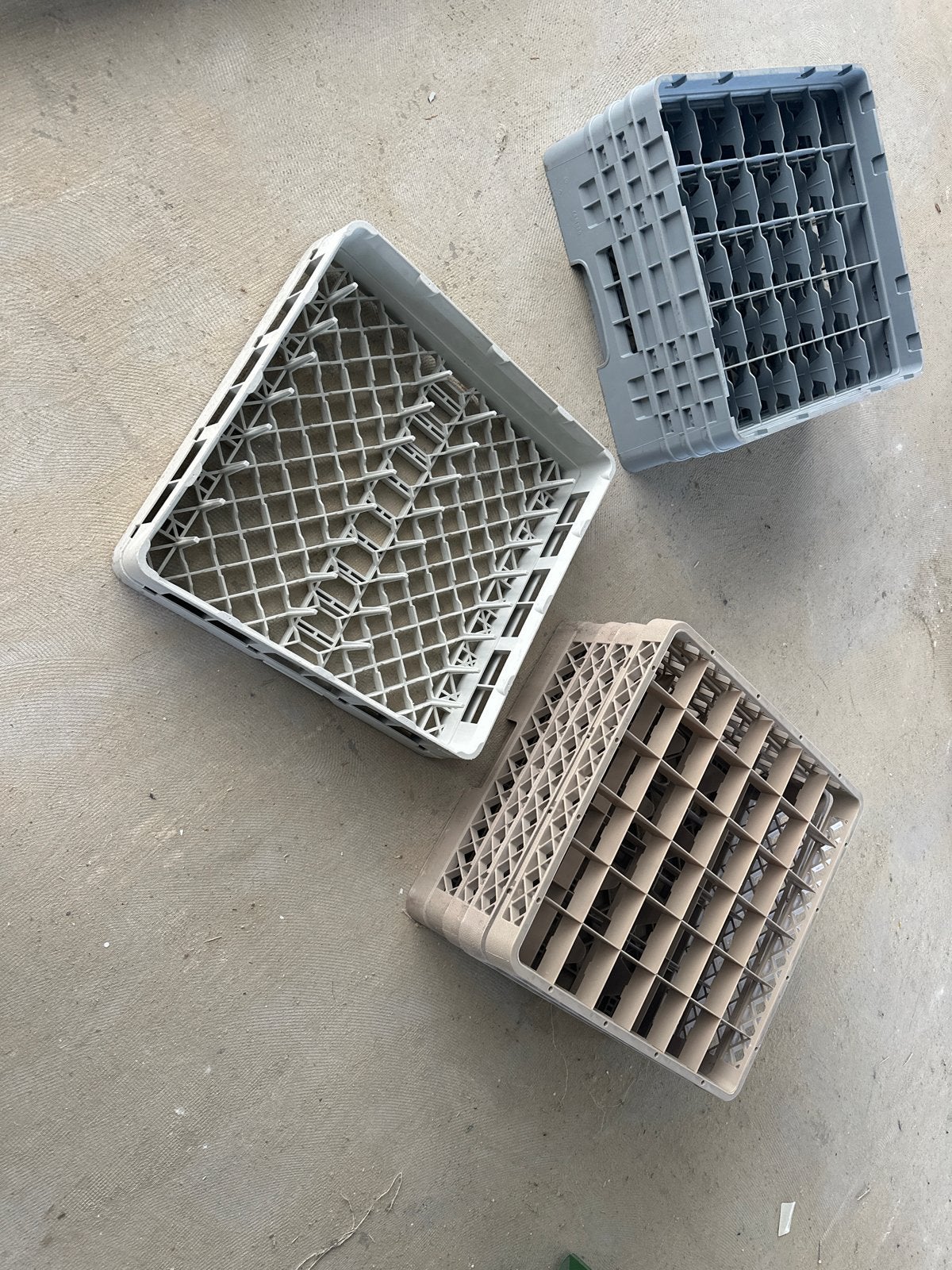 Diverse kratten voor glazen en flessen, Ophalen, Gebruikt, 40 tot 60 cm, 50 tot 75 cm