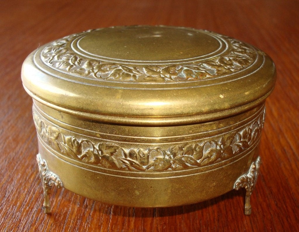 Juwelen Doosje Koper, Ophalen of Verzenden