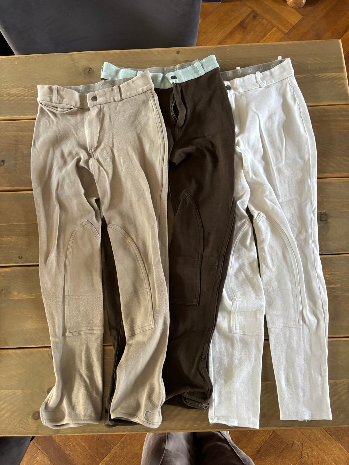 Paardrijbroeken maat 146-158., Dieren en Toebehoren, Paardrijkleding, Ophalen, Gebruikt, Kinderen, Recreatie