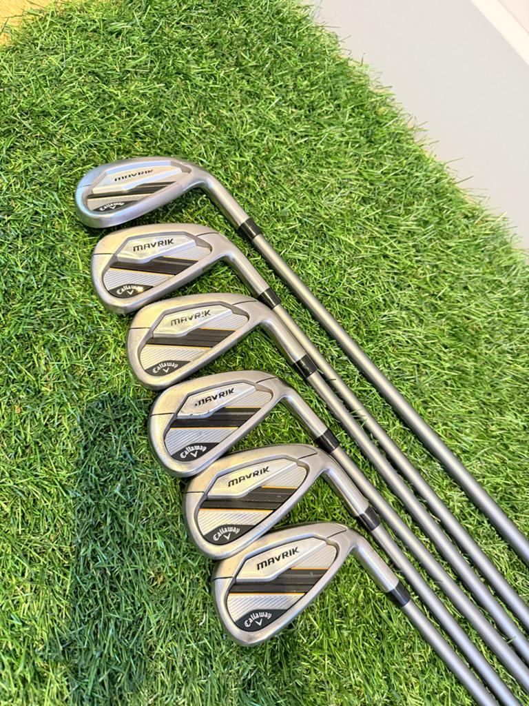 Callaway Mavrik ijzer set Project X Catalyst 65g 5.5 shaft, Ophalen of Verzenden, Gebruikt, Set, Callaway