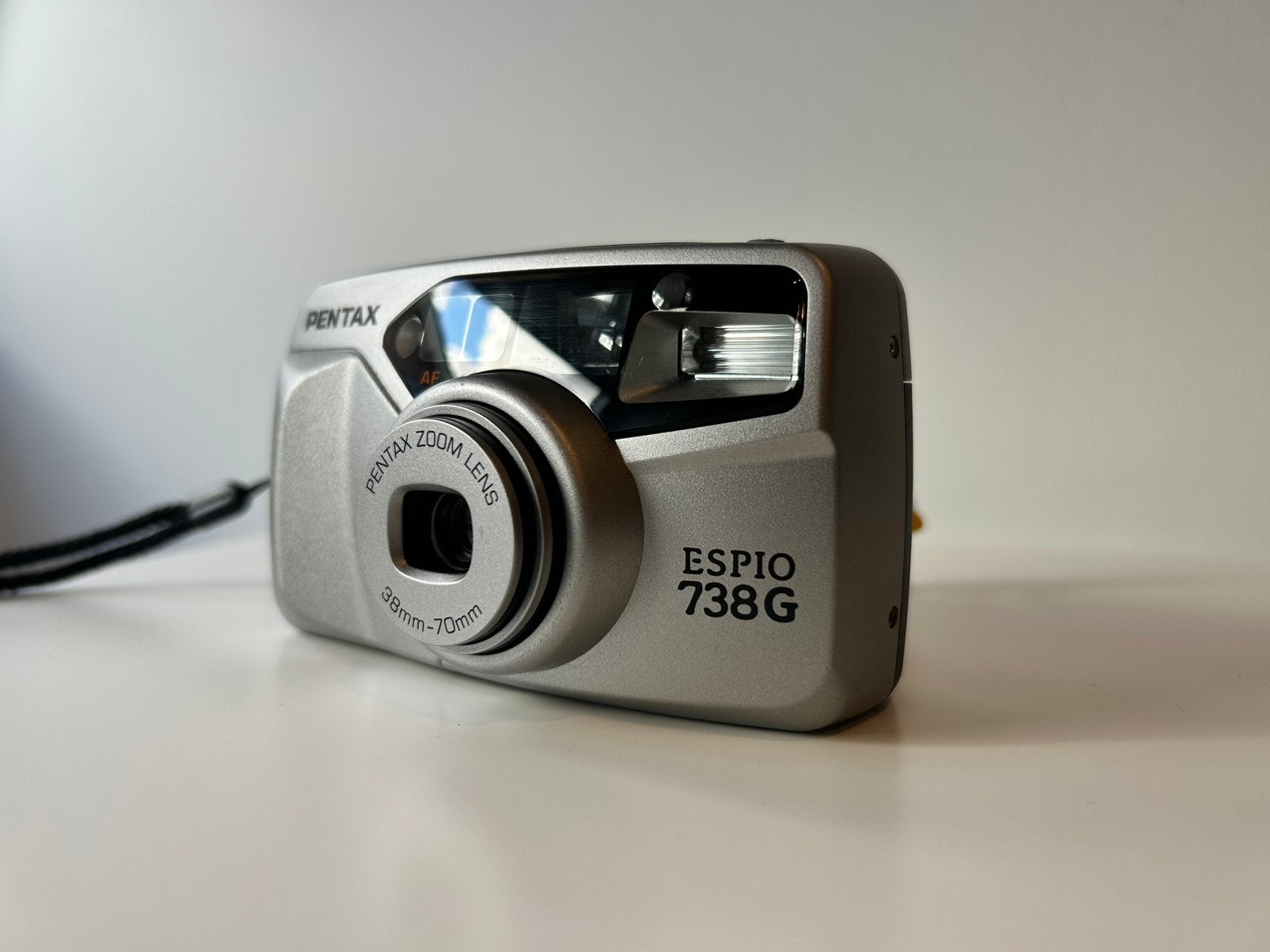 Pentax Espio 738G analoge compactcamera 38-70mm, Audio, Tv en Foto, Ophalen of Verzenden, Zo goed als nieuw, Compact, Pentax
