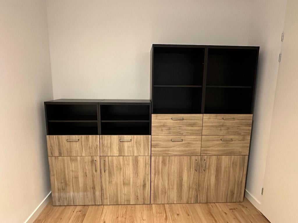 Kast Ikea Besta zwart, Ophalen, Gebruikt, 150 tot 200 cm, 25 tot 50 cm