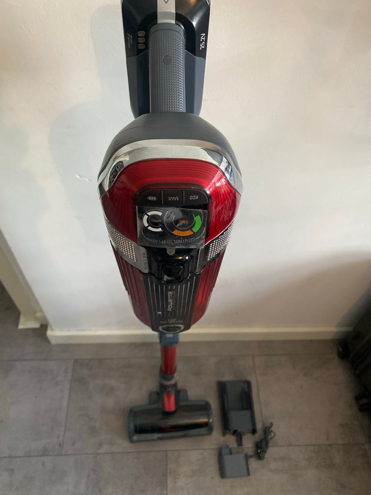 Rowenta X-Force Flex 11.60 steelstofzuiger - Rood, Rowenta, Draadloos, Ophalen of Verzenden, Zo goed als nieuw