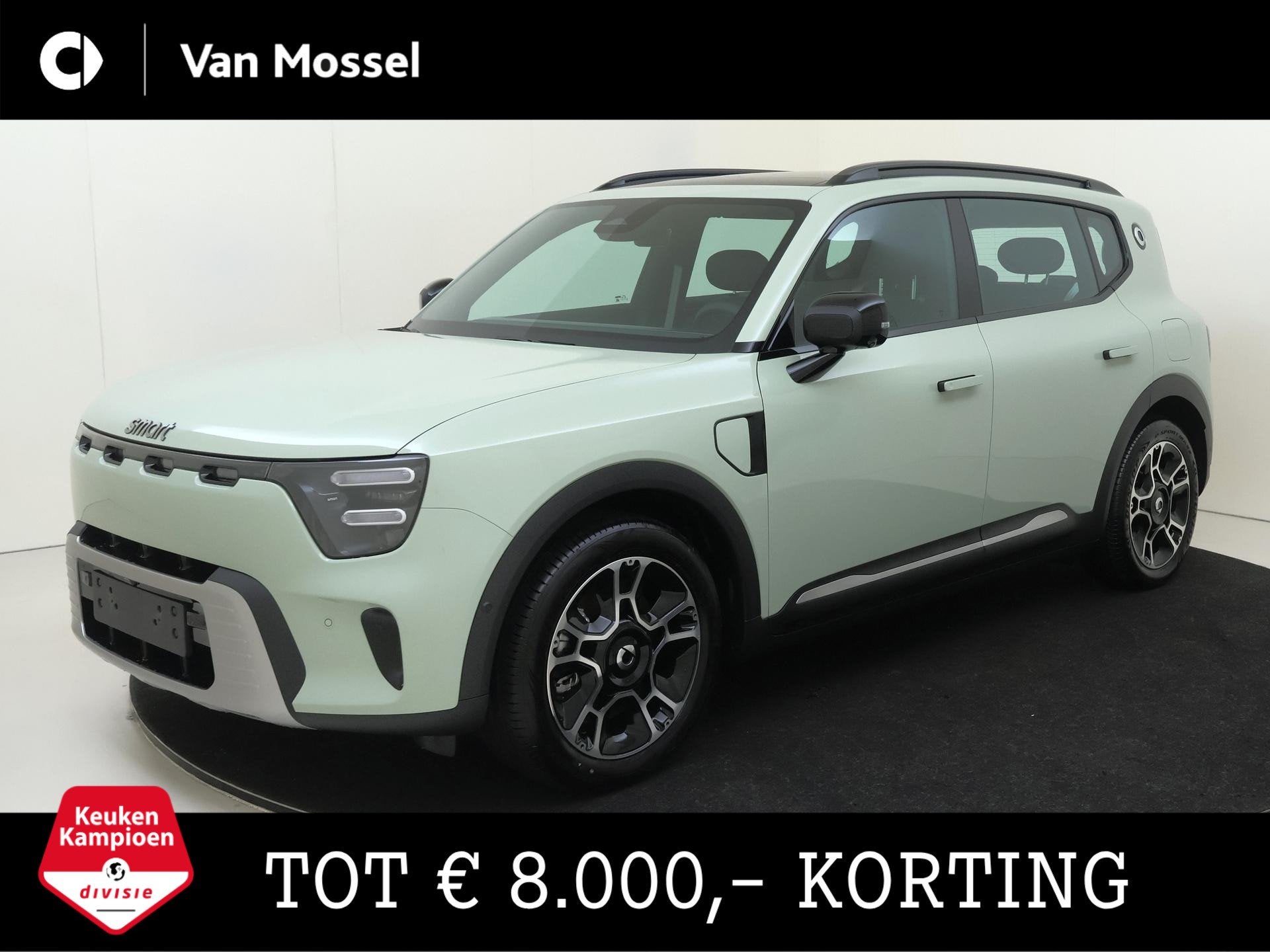 smart #5 Pro / Verwarmd stuurwiel/ Keyless entry/ 13-inch OL, Auto's, Automaat, 340 pk, Nieuw, 1600 kg