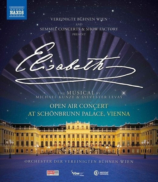 Bluray musical Elisabeth open air concert  Wenen Schönbrunn, Cd's en Dvd's, Muziek en Concerten, Engels, Alle leeftijden, Inclusief boekje