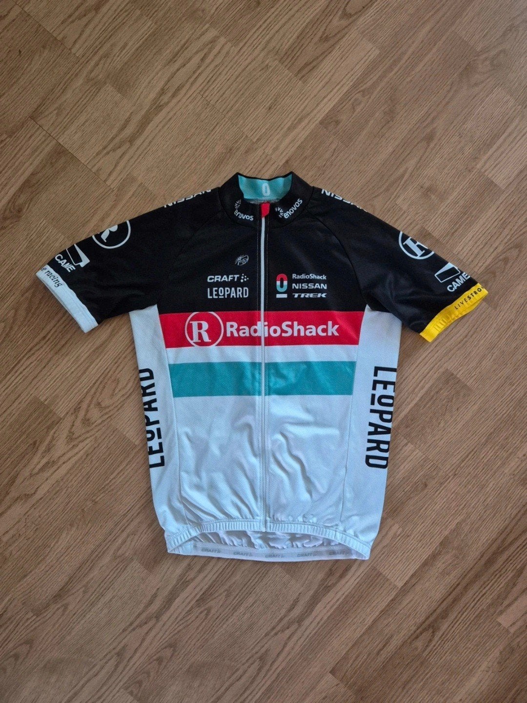 Wielershirt • Profploeg Radioshack Nissan Trek • M, Ophalen of Verzenden, Zo goed als nieuw