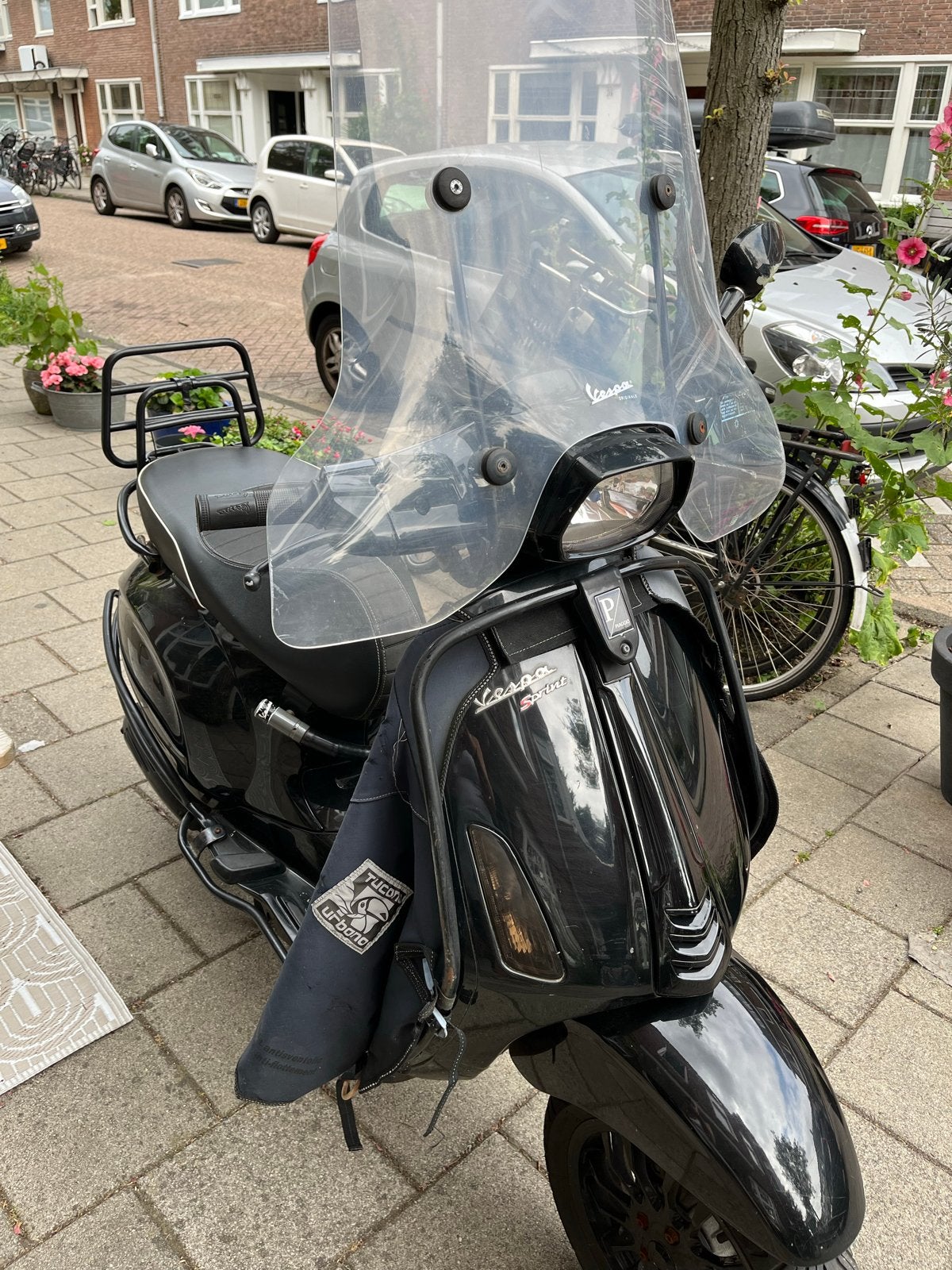 Vespa Sprint- Zwart -, Ophalen, Gebruikt, Vespa S, Benzine