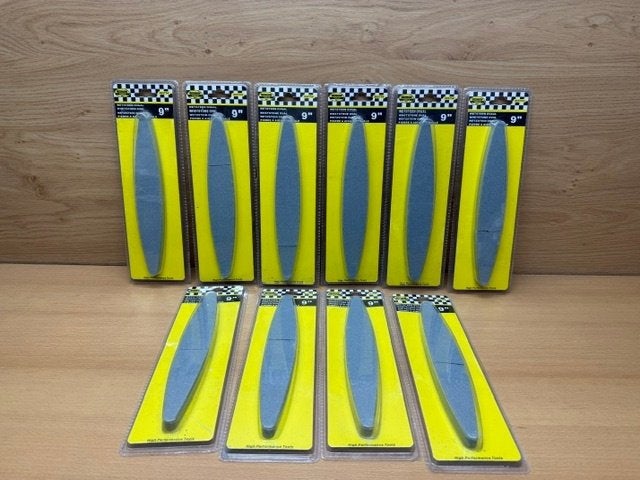 10x wetsteen ovaal 22,5cm met breuk, Overige typen, Eddiys, Espel, Nieuw