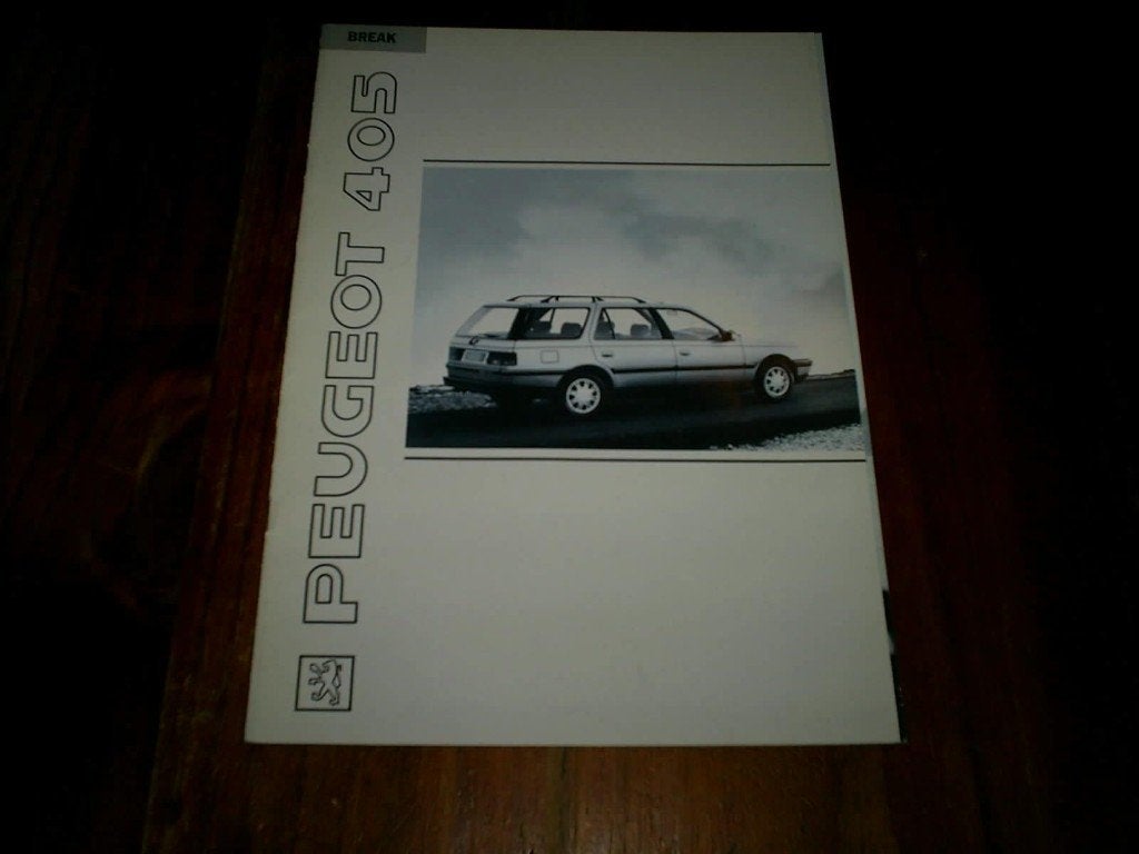 Peugeot 405 Break 1991 28 pag., Verzenden, Zo goed als nieuw, Peugeot