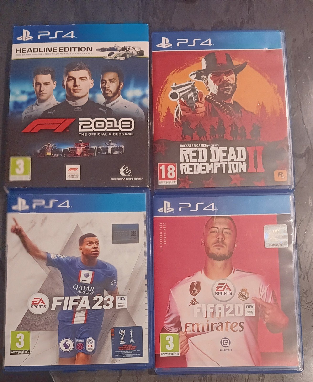 te koop 4 ps4 games, Ophalen of Verzenden
