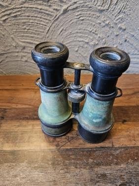 Antieke verrekijker - van het Franse merk Lemaire Fabt Paris, Antiek en Kunst, Ophalen of Verzenden