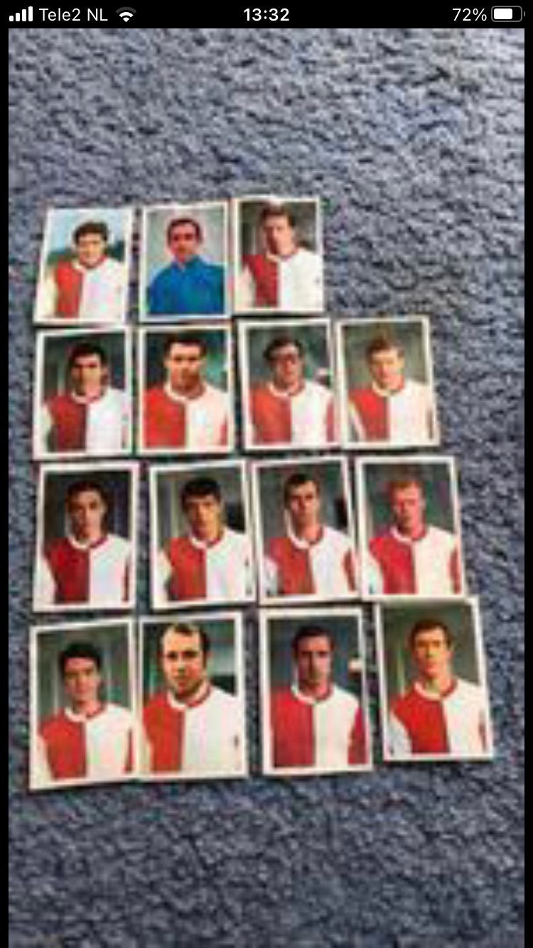 Feyenoord panini vanderhout 1969-1970, Ophalen of Verzenden, Gebruikt, Feyenoord, Poster, Plaatje of Sticker
