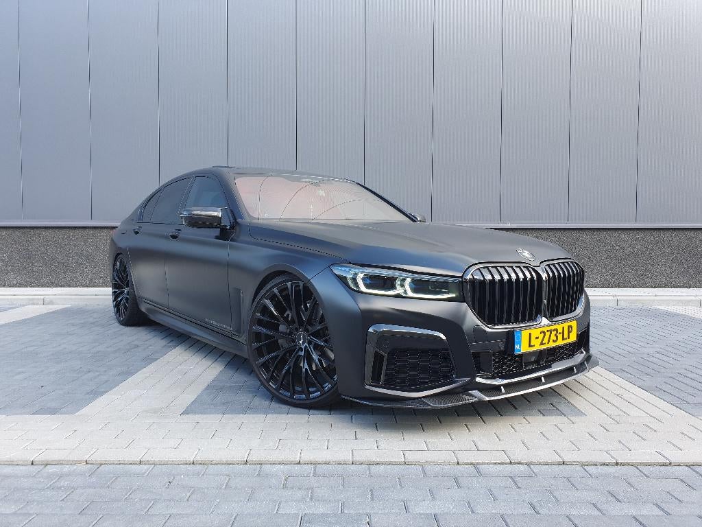 BMW 7-Serie 730d 265pk Xdrive Aut 2020 Zwart M-Sport Uniek, Auto's, BMW, Automaat, 2993 cc, Zwart, Diesel